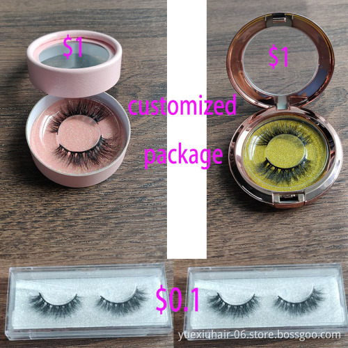 Professional New cheap wholesale High Quality Own Brand Private Label 100% Real 3D 5D 18-25mm Mink Eyelashes extension vendor